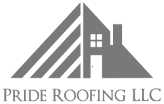 Pride Roofing Logo gray scale