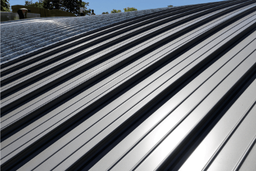 Standing Seam Metal Roofing close-up