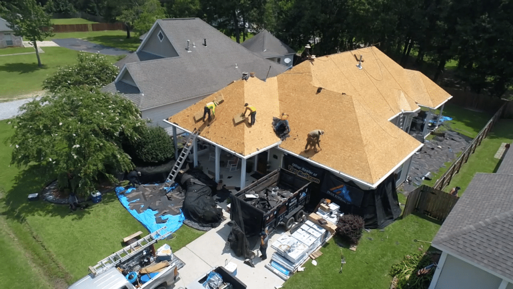 Roofing work done by a local roofing contractors Pride Roofing LLC | Pride Roofing